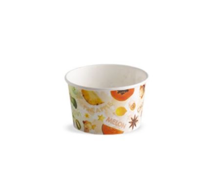 Obrázek PAPER CUP 250ml MATT FRUITS & GO (1296ks)